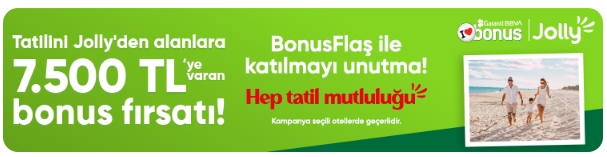 Jolly ve BonusFlaş tatil kampanyası